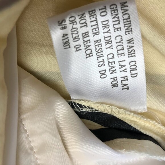JAMIE SADOCK Women's Pastel Yellow with Stripe Stretch Pants Size 8 Golf Apparel - Picture 7 of 9